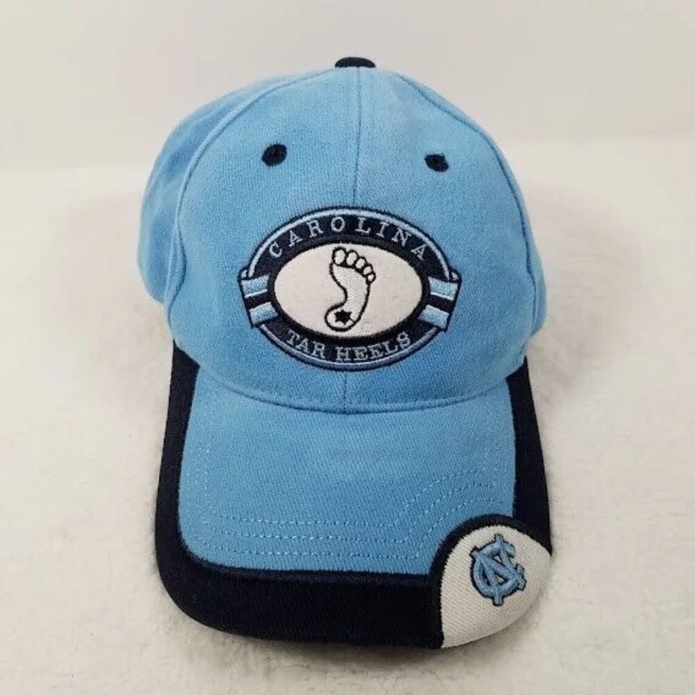 North‎ Carolina TarHeels Starter Hat Adjustable Strap UNC Blue Embroidered